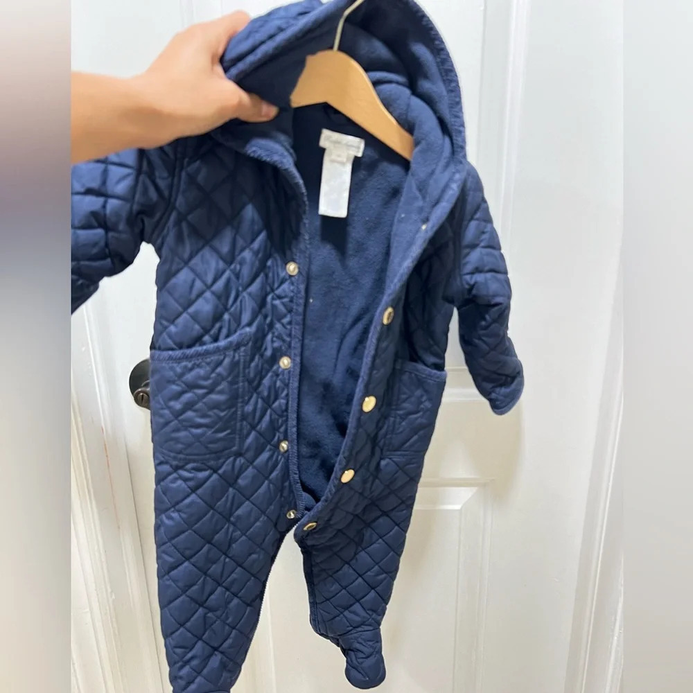 RALPH LAUREN Hooded Barn Bunting Siz6M - Picture 2 of 12